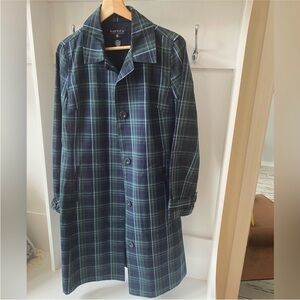 Nautica Plaid Trench